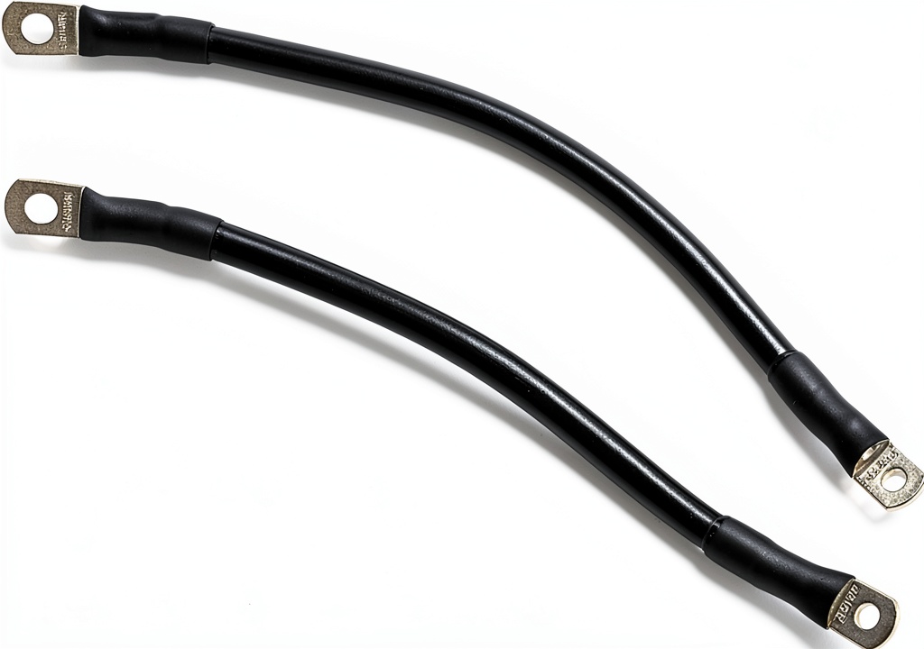 Installing All Balls Racing Starter Cables for Harley FLST Heritage on a wooden workbench