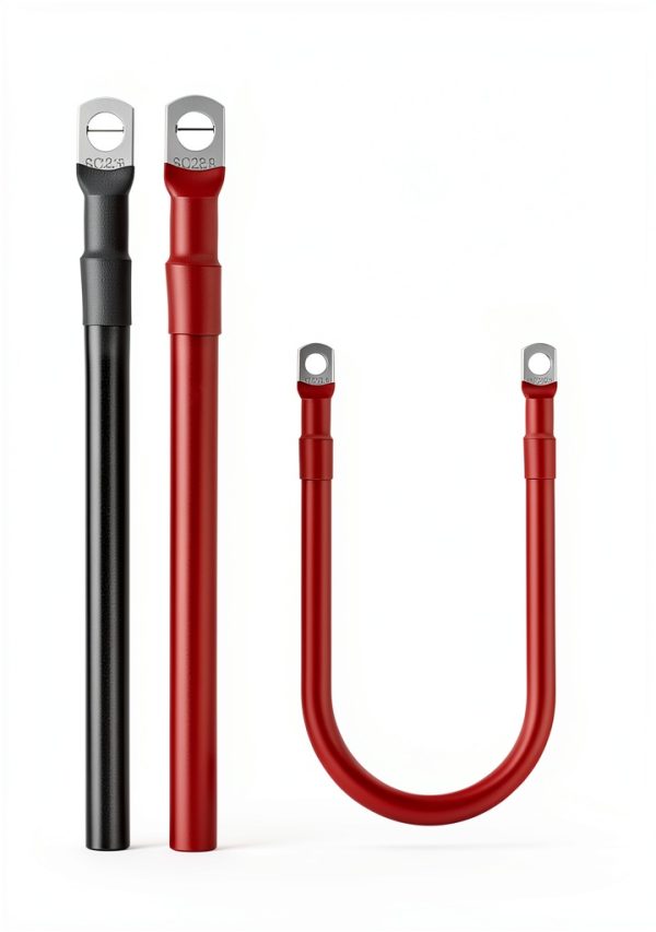 SUNJOYCO 4 AWG Battery Cables for Cars Trucks Boats-1