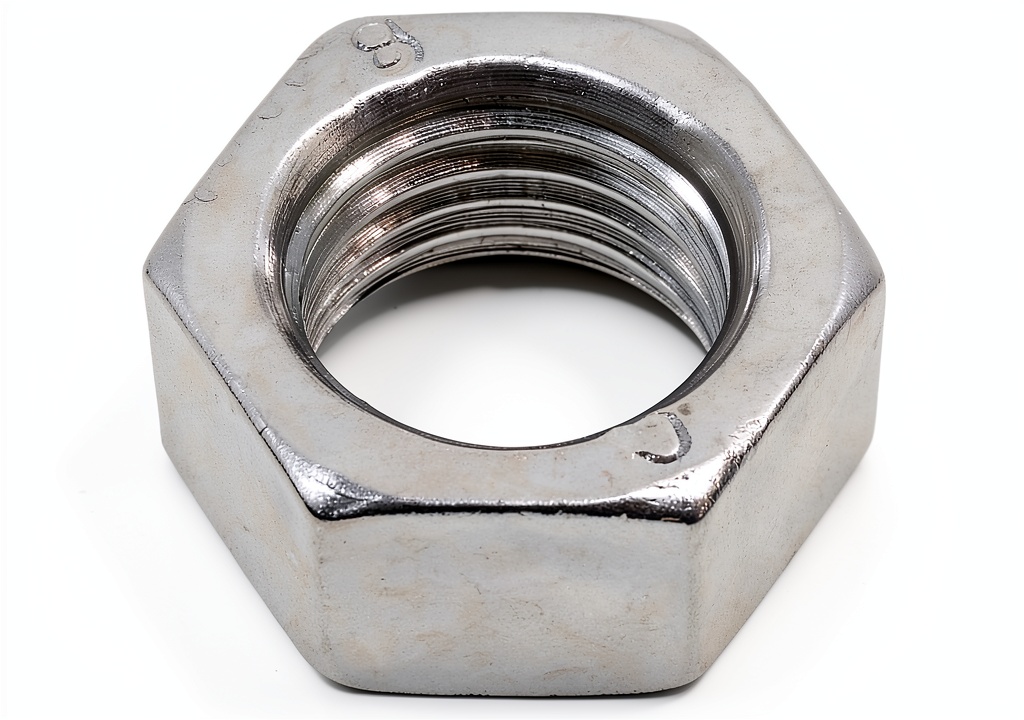 Dorman hex nut in blue finish