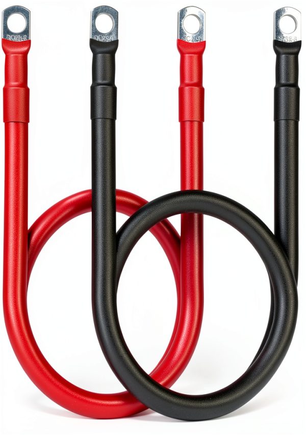 SUNJOYCO 4 AWG Battery Cables for Cars Trucks Boats-0