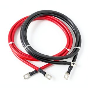 KEDAKEJI Battery Cables 4‑Pin Copper Heavy‑Duty 2FT-0