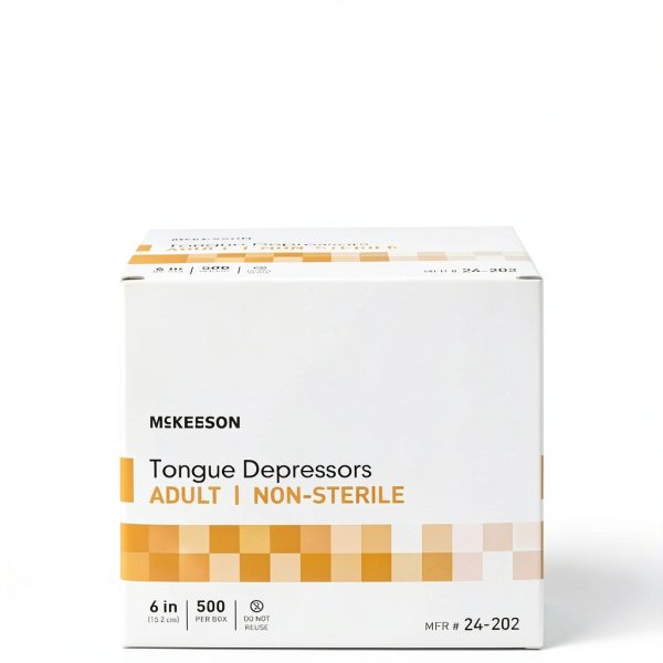 Tongue Depressors McKesson 6-In Pack of 3 Smooth Splinter-Free Wood-5