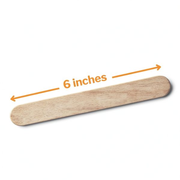 Tongue Depressors McKesson 6-In Pack of 3 Smooth Splinter-Free Wood-1