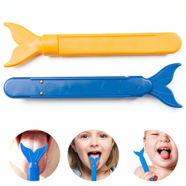 Whale Tail Plastic Tongue Depressor by FOMIYES Pediatric Speech Tool-8