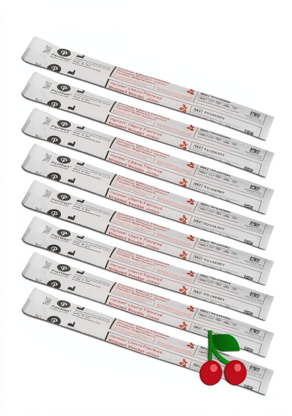 Cherry Flavored Tongue Depressors Super Duper 5.5" Wrapped 50 Pack-2