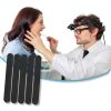 Plastic Tongue Depressors 25pcs Black Ergonomic by SOLUSTRE Medical-3