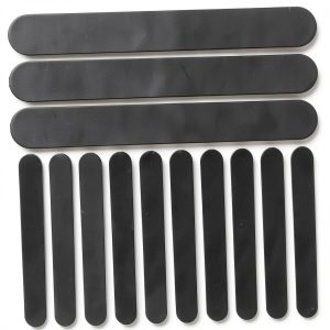 Plastic Tongue Depressors 25pcs Black Ergonomic by SOLUSTRE Medical-0