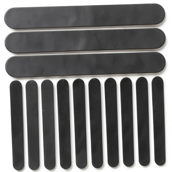 Plastic Tongue Depressors 25pcs Black Ergonomic by SOLUSTRE Medical-0