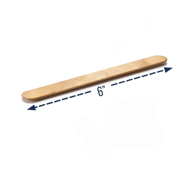 Dynarex Tongue Depressors Senior 6 Inch Sterile Birch Wood 100 Count-1