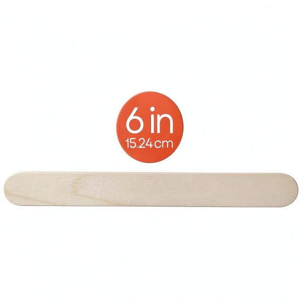 Caring Wood Tongue Depressors Non Sterile 6 Inch 500 Count Pack of 10-3