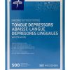 Medline Wood Tongue Depressors 6 Inch Non Sterile 500 Count Pack of 10-5
