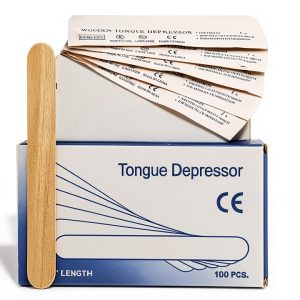 DGT Wood Tongue Depressors Sterile 6" Applicator Sticks 100 Count-0