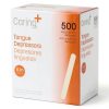 Caring Wood Tongue Depressors Non Sterile 6 Inch 500 Count Pack of 10-2