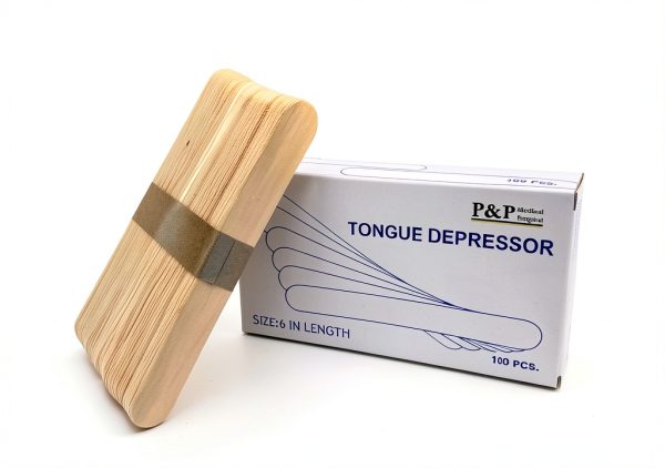 Tongue Depressors 6 inch Non Sterile Birch by P&P Surgical-1